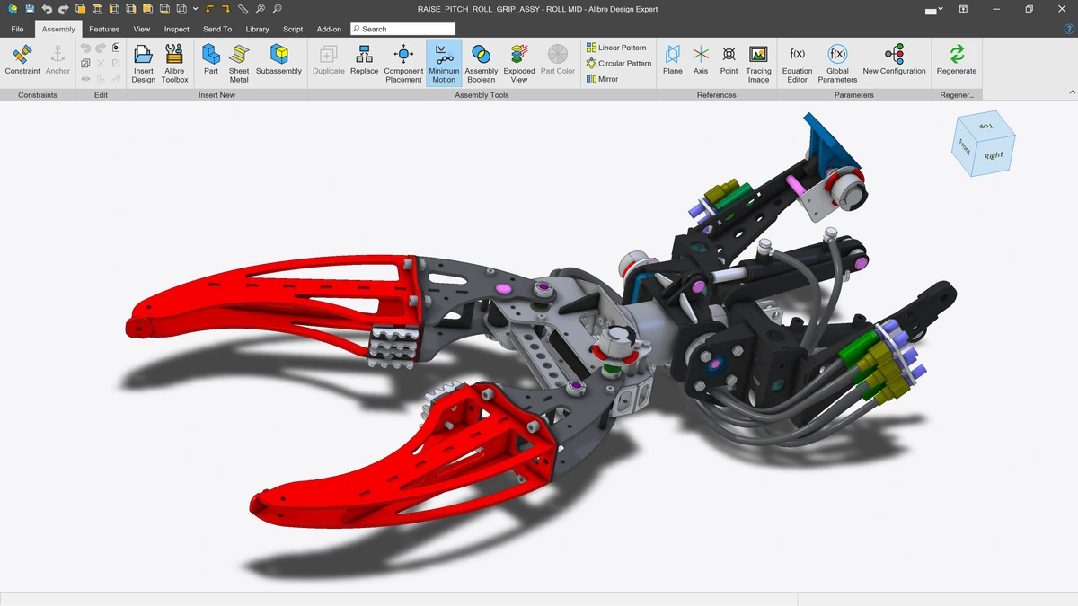 Alibre Design üç boyutlu tasarım programı