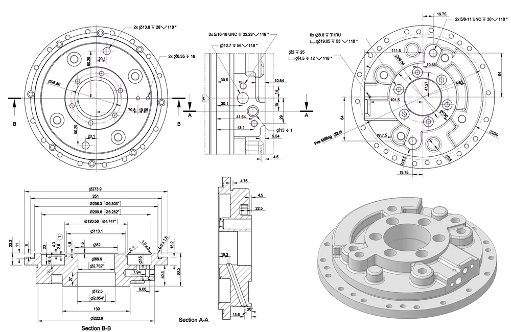 Teknik detaylandırma çizimi